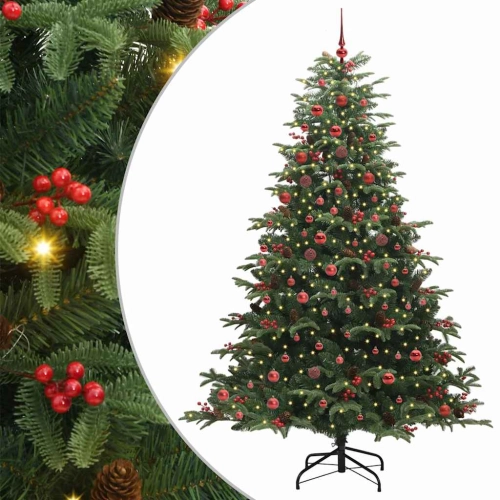 Mākslīgā Ziemassvētku Eglīte Zaļa 210 Cm Vidaxl