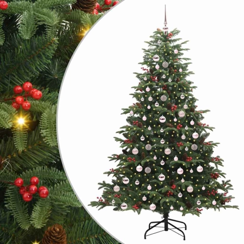 Mākslīgā Ziemassvētku Eglīte Zaļa 210 Cm Vidaxl