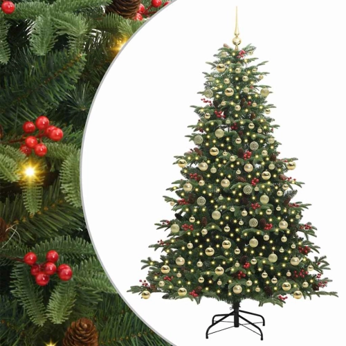 Mākslīgā Ziemassvētku Eglīte Zaļa 210 Cm Vidaxl