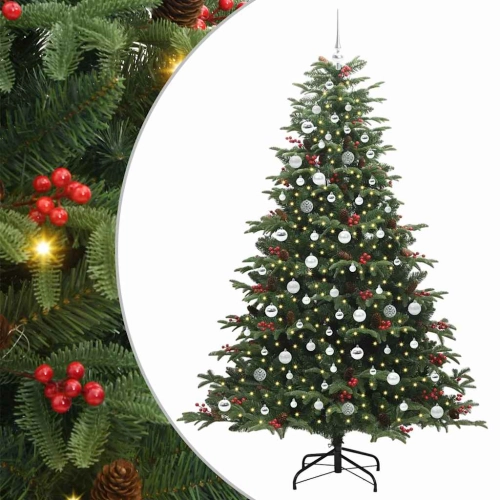 Mākslīgā Ziemassvētku Eglīte Zaļa 210 Cm Vidaxl