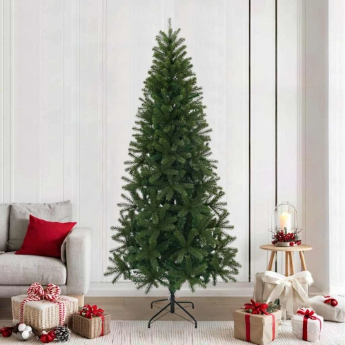 Mākslīgā Ziemassvētku Eglīte Zaļa 240 Cm Pvc, Pe Un Tērauds Vidaxl