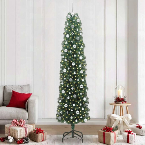Mākslīgā Ziemassvētku Eglīte Zaļa 240 Cm Pvc Vidaxl