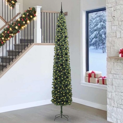 Mākslīgā Ziemassvētku Eglīte Zaļa 270 Cm Pvc Vidaxl