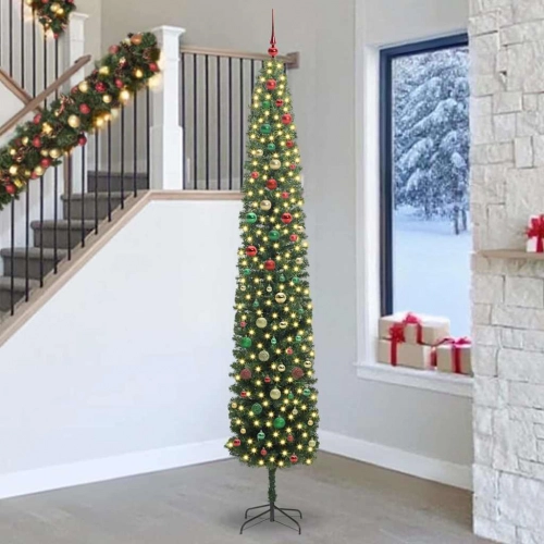 Mākslīgā Ziemassvētku Eglīte Zaļa 270 Cm Pvc Vidaxl