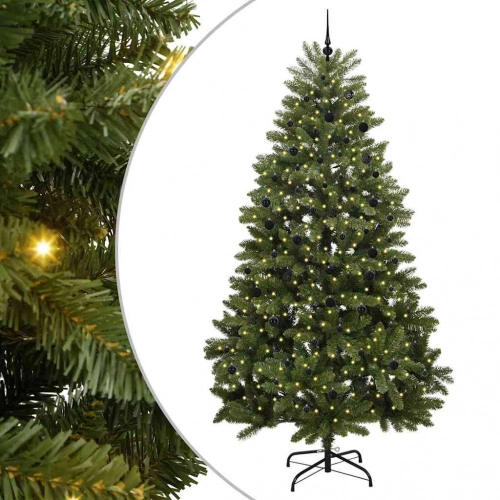 Mākslīgā Ziemassvētku Eglīte Zaļa 300 Cm Pvc Un Metāls Vidaxl