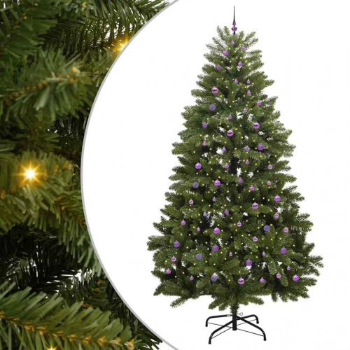 Mākslīgā Ziemassvētku Eglīte Zaļa 300 Cm Pvc Un Metāls Vidaxl