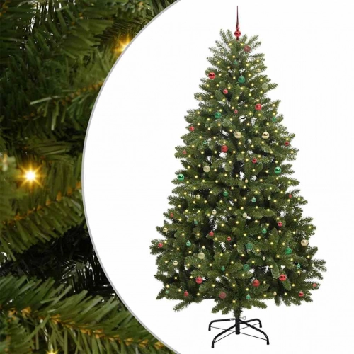 Mākslīgā Ziemassvētku Eglīte Zaļa 300 Cm Pvc Un Metāls Vidaxl