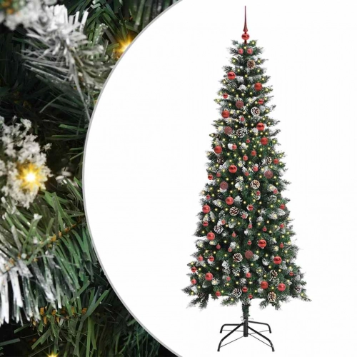Mākslīgā Ziemassvētku Eglīte Zaļa 86 X 86 X 210 Cm Pvc Vidaxl