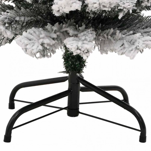 Mākslīgā Ziemassvētku Eglīte Zaļš Un Balts 150 Cm Pvc Vidaxl