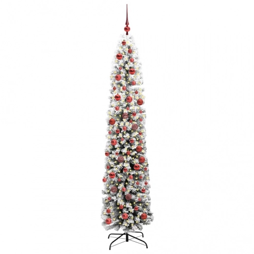 Mākslīgā Ziemassvētku Eglīte Zaļš Un Balts 180 Cm Pvc Vidaxl