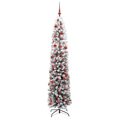 Mākslīgā Ziemassvētku Eglīte Zaļš Un Balts 180 Cm Pvc Vidaxl