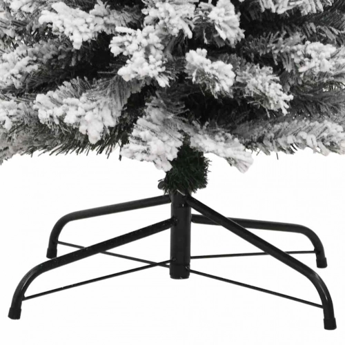 Mākslīgā Ziemassvētku Eglīte Zaļš Un Balts 180 Cm Pvc Vidaxl