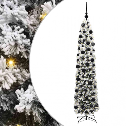 Mākslīgā Ziemassvētku Eglīte Zaļš Un Balts 180 Cm Pvc Vidaxl