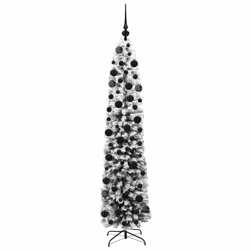 Mākslīgā Ziemassvētku Eglīte Zaļš Un Balts 180 Cm Pvc Vidaxl