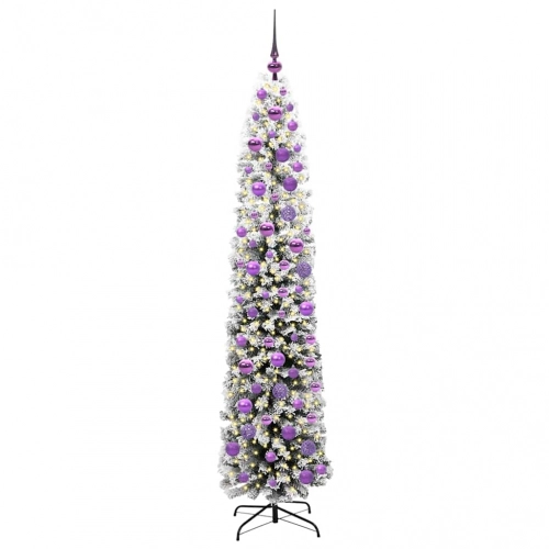 Mākslīgā Ziemassvētku Eglīte Zaļš Un Balts 180 Cm Pvc Vidaxl