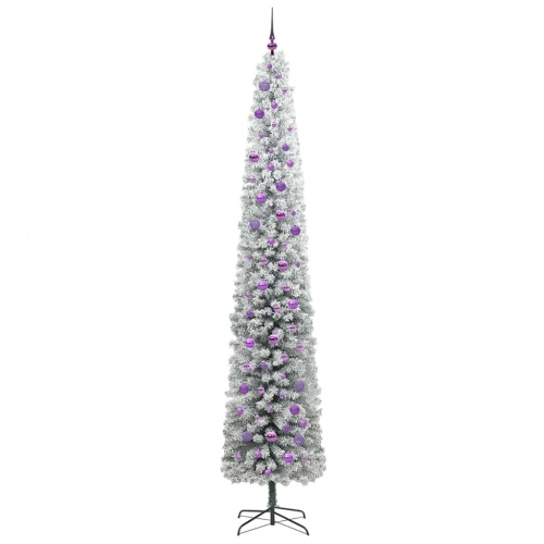 Mākslīgā Ziemassvētku Eglīte Zaļš Un Balts 270 Cm Pvc Vidaxl