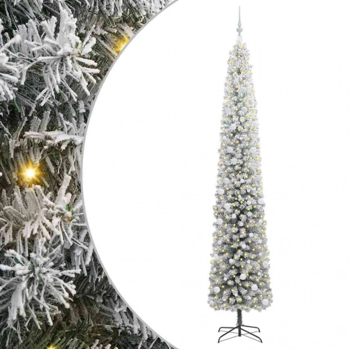Mākslīgā Ziemassvētku Eglīte Zaļš Un Balts 300 Cm Pvc Vidaxl