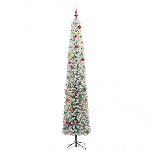 Mākslīgā Ziemassvētku Eglīte Zaļš Un Balts 300 Cm Pvc Vidaxl