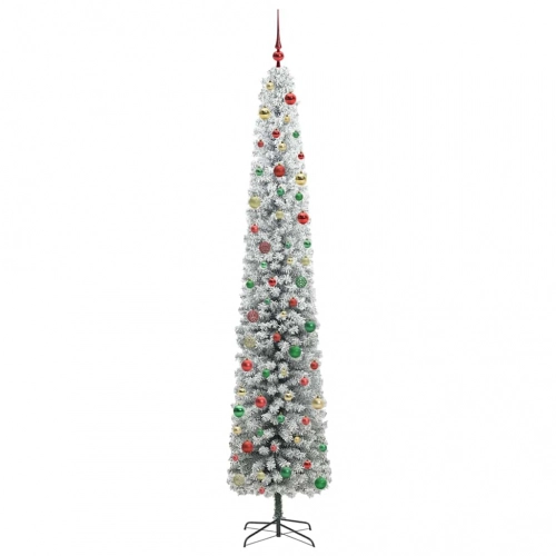Mākslīgā Ziemassvētku Eglīte Zaļš Un Balts 300 Cm Pvc Vidaxl