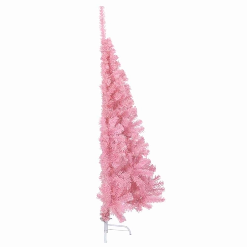 Mākslīgais Led Ziemassvētku Eglīte Su 150 Led Rozā 120 Cm Pvc Vidaxl