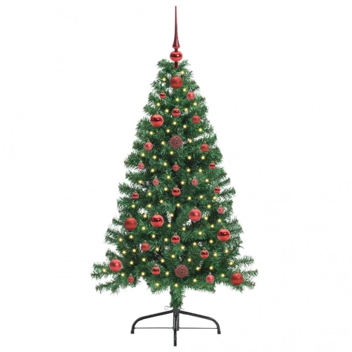 Mākslīgais Led Ziemassvētku Eglīte Su 150 Led Zaļa 120 Cm Pvc Vidaxl