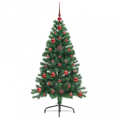 Mākslīgais Led Ziemassvētku Eglīte Su 150 Led Zaļa 120 Cm Pvc Vidaxl