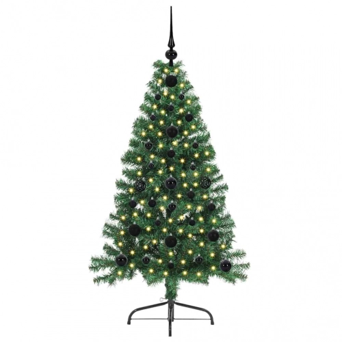 Mākslīgais Led Ziemassvētku Eglīte Su 150 Led Zaļa 120 Cm Pvc Vidaxl