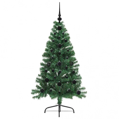 Mākslīgais Led Ziemassvētku Eglīte Su 150 Led Zaļa 120 Cm Pvc Vidaxl
