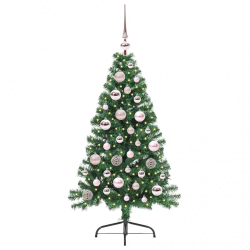 Mākslīgais Led Ziemassvētku Eglīte Su 150 Led Zaļa 120 Cm Pvc Vidaxl