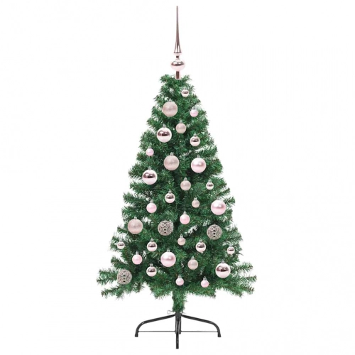 Mākslīgais Led Ziemassvētku Eglīte Su 150 Led Zaļa 120 Cm Pvc Vidaxl