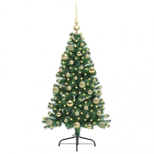 Mākslīgais Led Ziemassvētku Eglīte Su 150 Led Zaļa 120 Cm Pvc Vidaxl