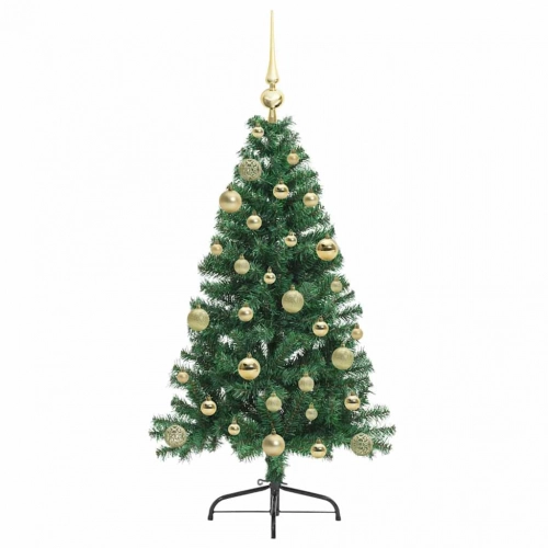 Mākslīgais Led Ziemassvētku Eglīte Su 150 Led Zaļa 120 Cm Pvc Vidaxl