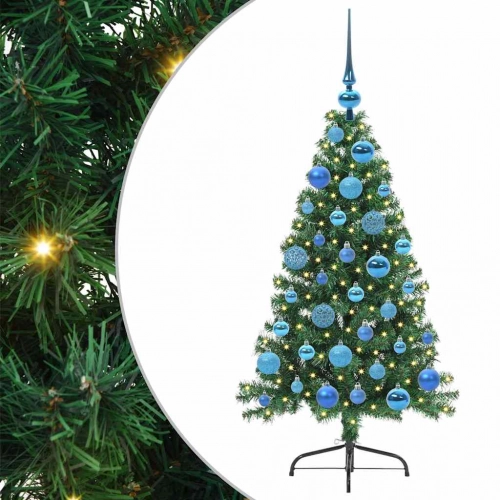 Mākslīgais Led Ziemassvētku Eglīte Su 150 Led Zaļa 120 Cm Pvc Vidaxl