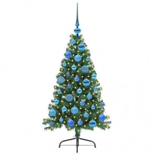 Mākslīgais Led Ziemassvētku Eglīte Su 150 Led Zaļa 120 Cm Pvc Vidaxl
