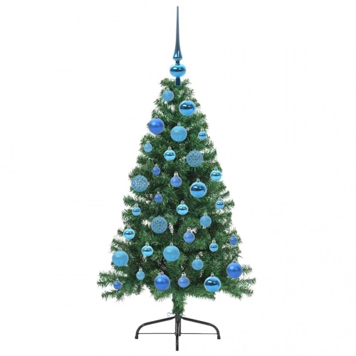 Mākslīgais Led Ziemassvētku Eglīte Su 150 Led Zaļa 120 Cm Pvc Vidaxl