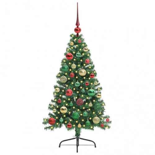 Mākslīgais Led Ziemassvētku Eglīte Su 150 Led Zaļa 120 Cm Pvc Vidaxl