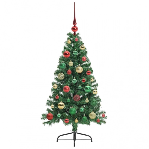 Mākslīgais Led Ziemassvētku Eglīte Su 150 Led Zaļa 120 Cm Pvc Vidaxl