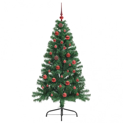 Mākslīgais Led Ziemassvētku Eglīte Su 150 Led Zaļa 150 Cm Pvc Vidaxl