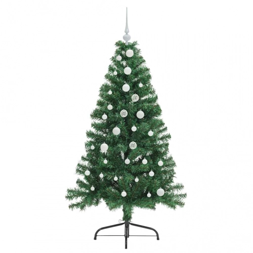 Mākslīgais Led Ziemassvētku Eglīte Su 150 Led Zaļa 150 Cm Pvc Vidaxl