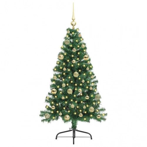 Mākslīgais Led Ziemassvētku Eglīte Su 150 Led Zaļa 150 Cm Pvc Vidaxl