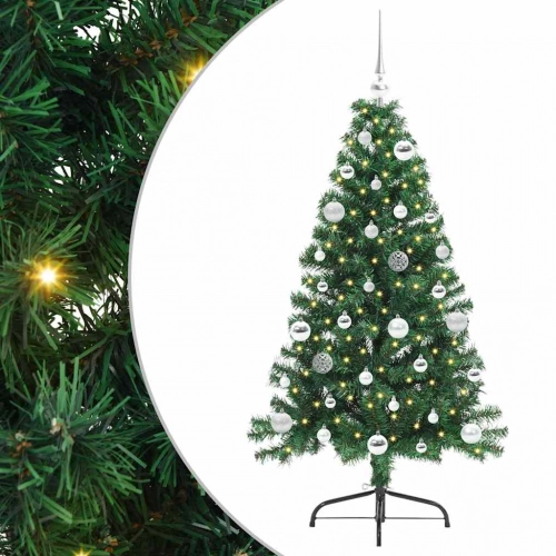 Mākslīgais Led Ziemassvētku Eglīte Su 150 Led Zaļa 150 Cm Pvc Vidaxl