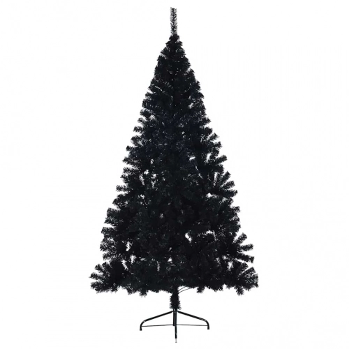 Mākslīgais Led Ziemassvētku Eglīte Su 300 Led Melna 210 Cm Pvc Vidaxl