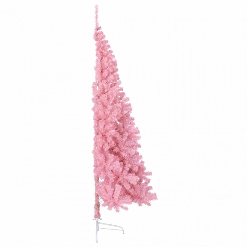 Mākslīgais Led Ziemassvētku Eglīte Su 300 Led Rozā 210 Cm Pvc Vidaxl