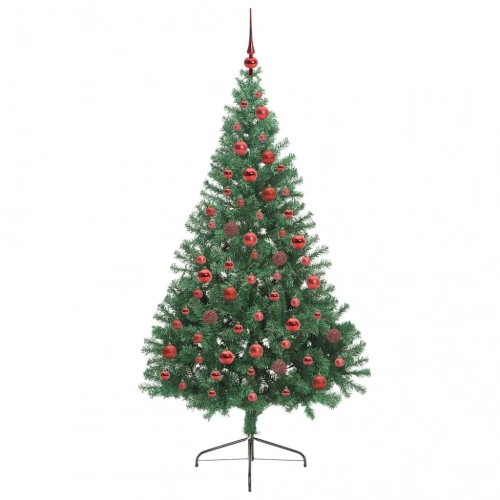 Mākslīgais Led Ziemassvētku Eglīte Su 300 Led Zaļa 180 Cm Pvc Vidaxl
