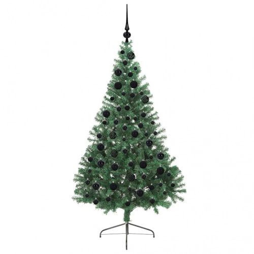 Mākslīgais Led Ziemassvētku Eglīte Su 300 Led Zaļa 180 Cm Pvc Vidaxl