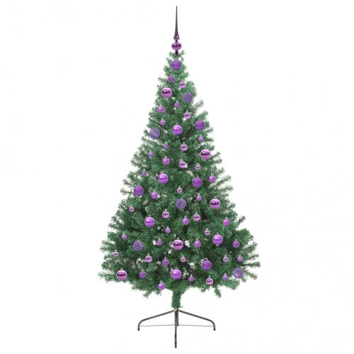 Mākslīgais Led Ziemassvētku Eglīte Su 300 Led Zaļa 180 Cm Pvc Vidaxl