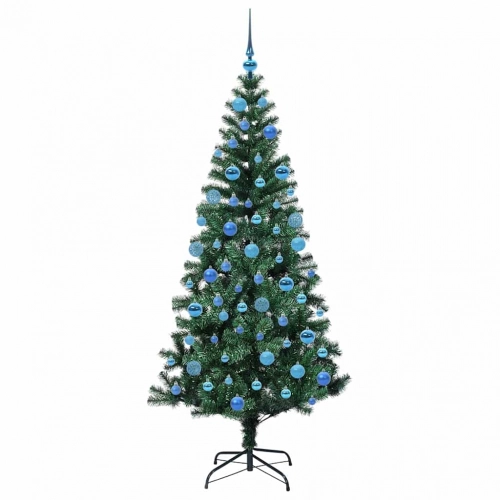 Mākslīgais Led Ziemassvētku Eglīte Su 300 Led Zaļa 180 Cm Pvc Vidaxl