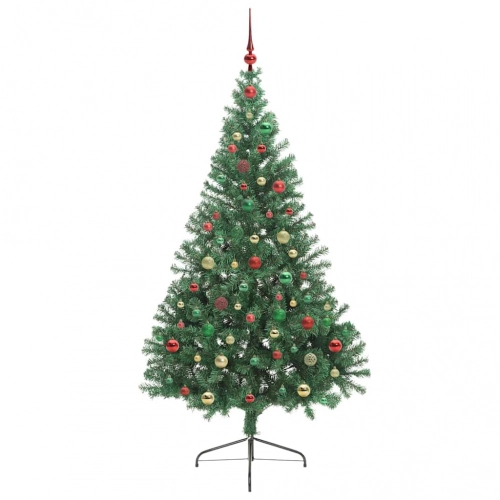 Mākslīgais Led Ziemassvētku Eglīte Su 300 Led Zaļa 180 Cm Pvc Vidaxl