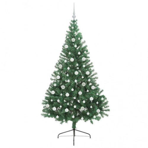 Mākslīgais Led Ziemassvētku Eglīte Su 300 Led Zaļa 210 Cm Pvc Vidaxl