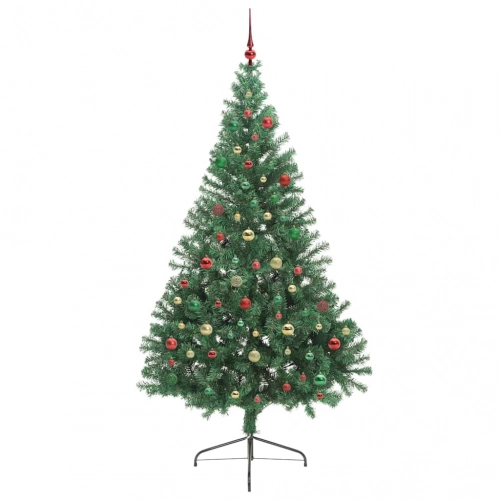 Mākslīgais Led Ziemassvētku Eglīte Su 300 Led Zaļa 210 Cm Pvc Vidaxl